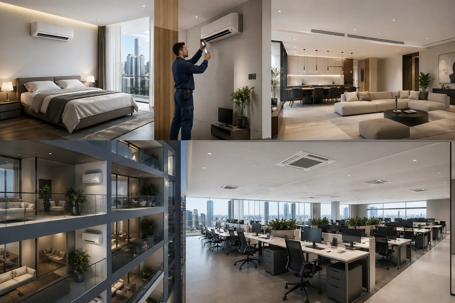 Commercial environment suited to premium climate control systems