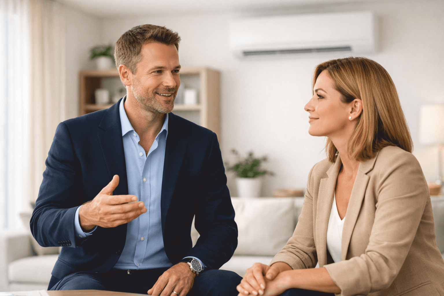 Technician-led air conditioning planning and premium indoor cooling systems